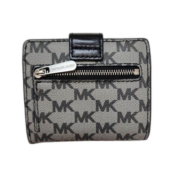 Michael Kors MK Women's Black Twist Lock Wallet - Picture 2 of 4